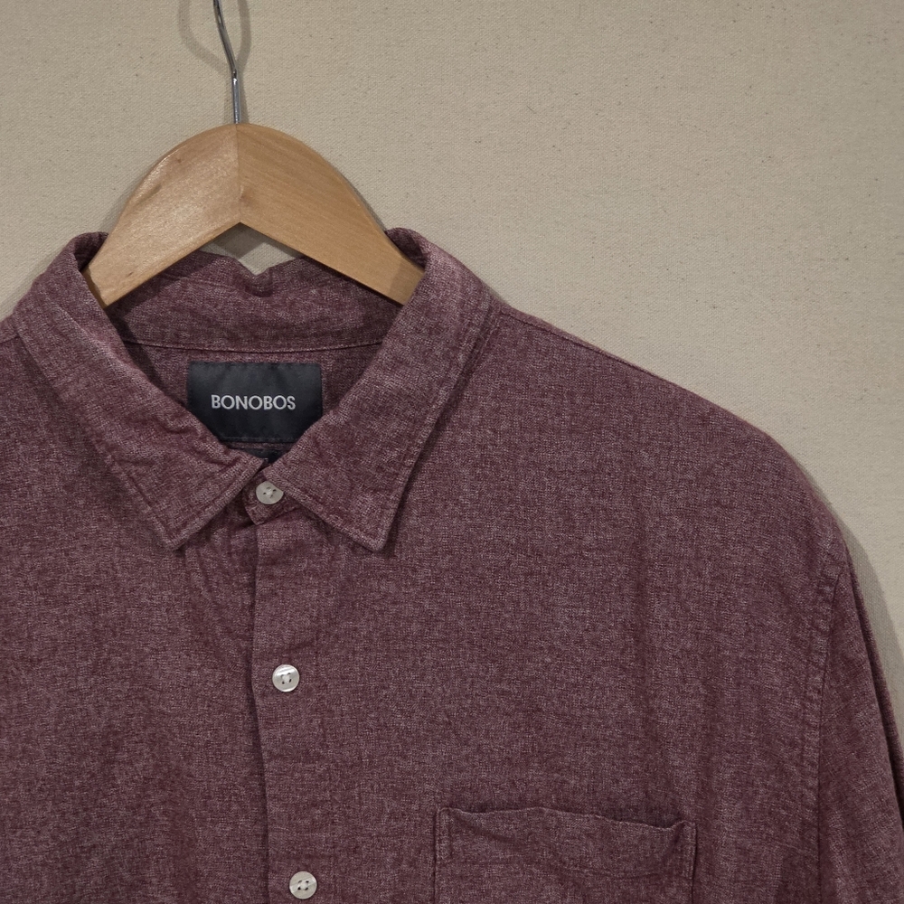 Bonobos Slim Fit Flannel Button Down XL